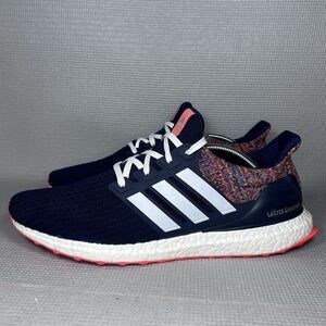 Men's US Size 12.5 Adidas Mi Ultraboost Rainbow Navy BY1756 Japan Exclusive